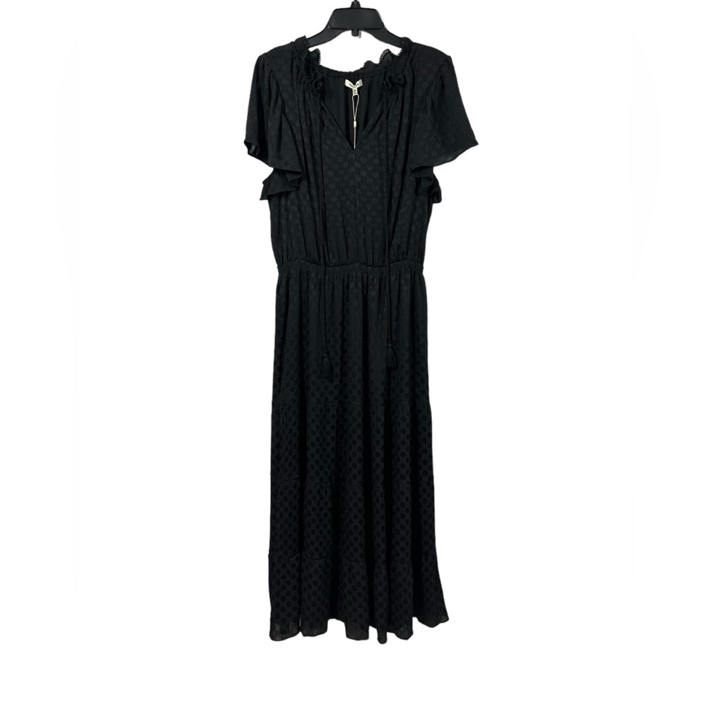 NWT Max Studio Short Sleeve Black Dress | Size XL